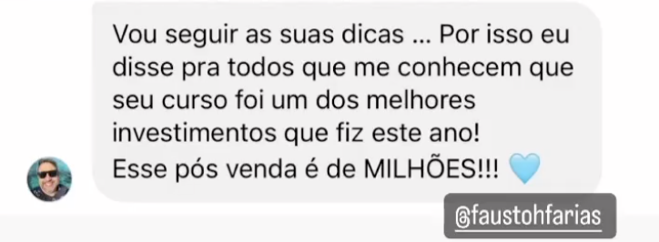 Depoimento de aluna 5